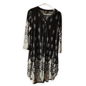 R‎ & B Collection Dress Size L Long-sleeve